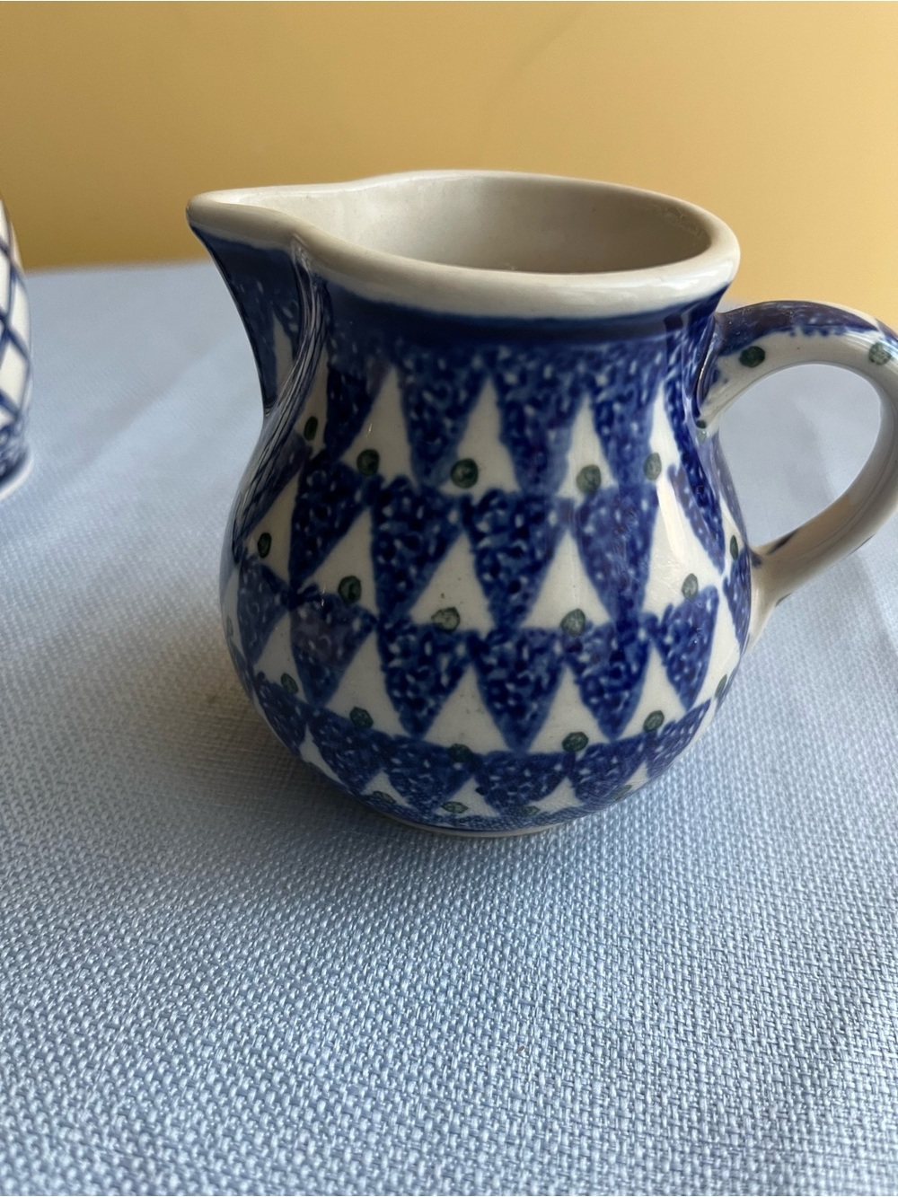 Boleslawiec Polish
Pottery  Creamer